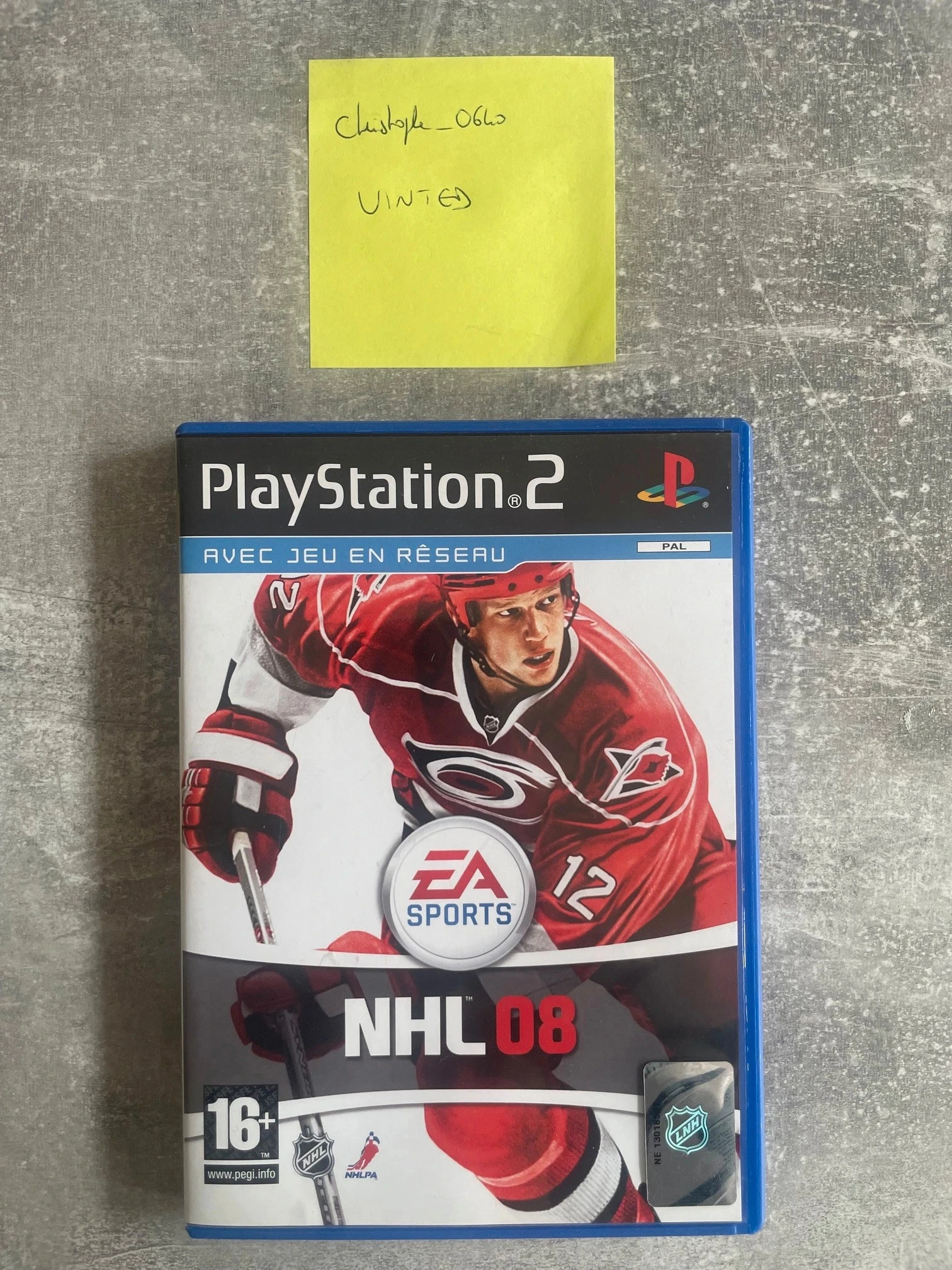 Jeu EA sports NHL 08 pour Sony PS2 / playstation 2 en français.